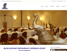 Tablet Screenshot of blueelephant.com.au